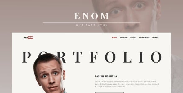 Personal Multipurpose Portfolio Landing Page Template