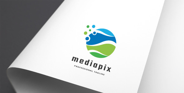 Шаблон логотипа на тему графика