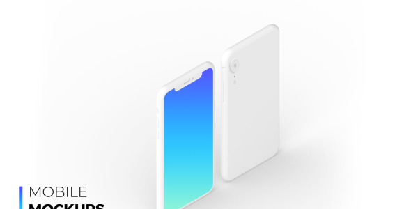 Мокап для продукта на тему графика