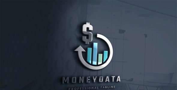 Шаблон логотипа на тему графика