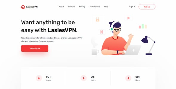 Product Profile Landing Page Template