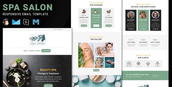 Spa Salon Newsletter Template