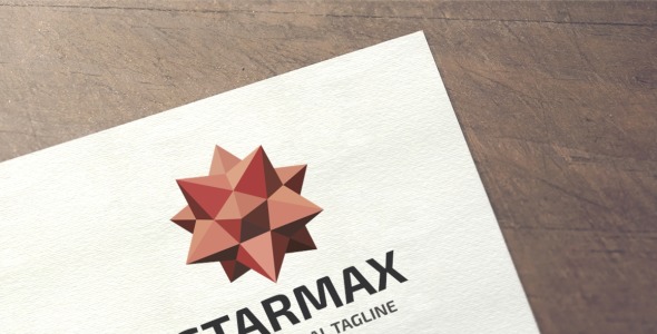 Шаблон логотипа на тему графика