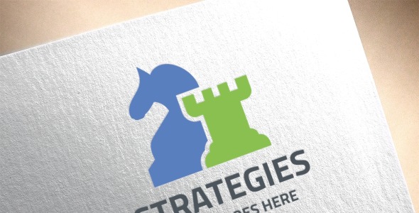 Шаблон логотипа на тему графика