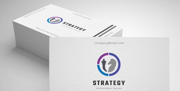 Шаблон логотипа на тему графика