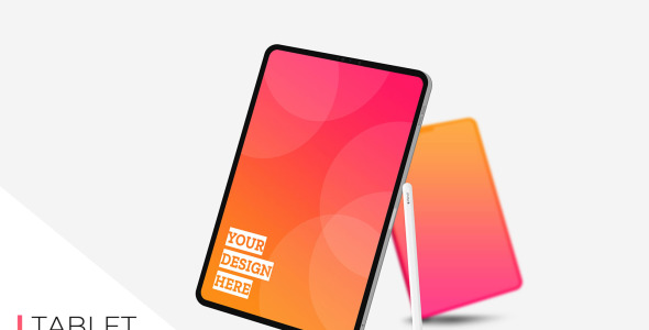 Мокап для продукта на тему графика