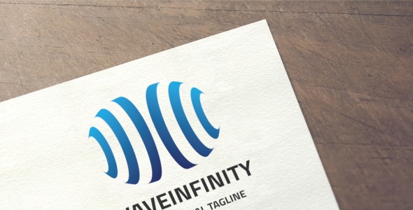 Шаблон логотипа на тему графика