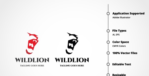 Шаблон логотипа на тему графика