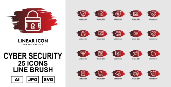 Набор иконок на тему security