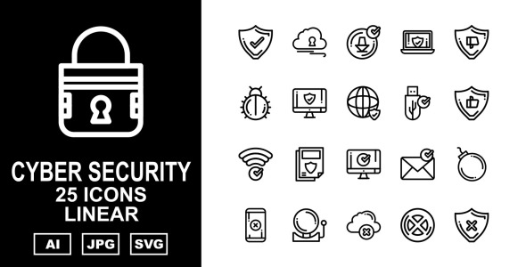 Набор иконок на тему security