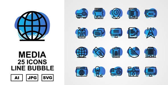 Набор иконок на тему data