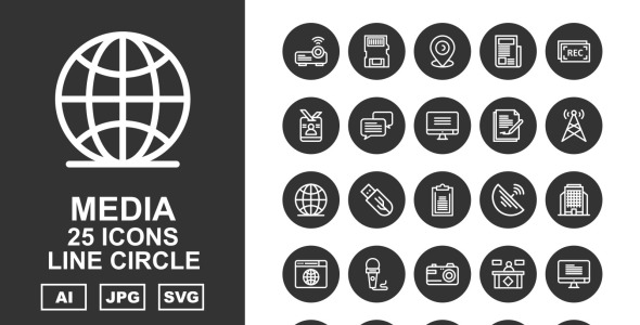 Набор иконок на тему data