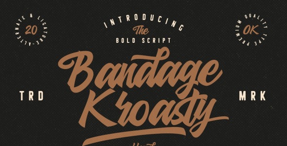 Шрифт на тему графика