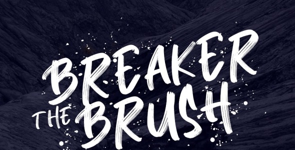 Шрифт на тему графика