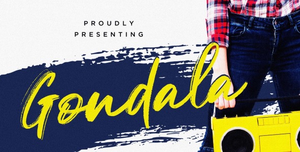 Шрифт на тему графика