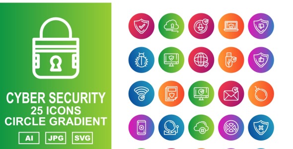 Набор иконок на тему security