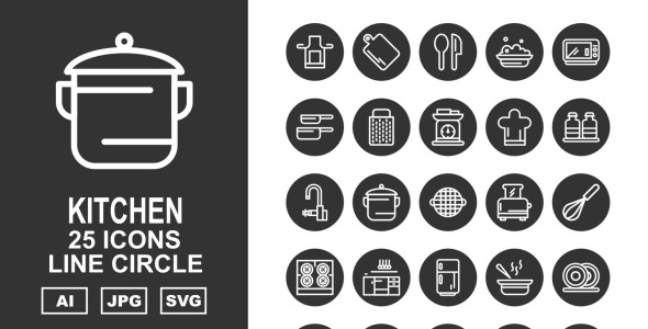 Набор иконок на тему food