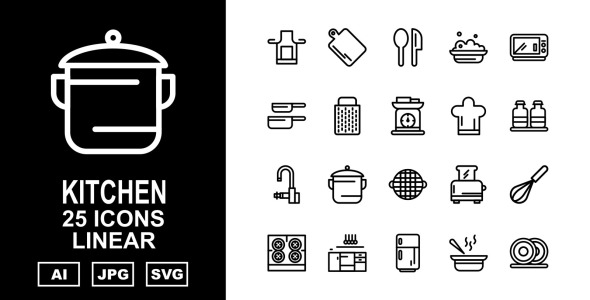 Набор иконок на тему food