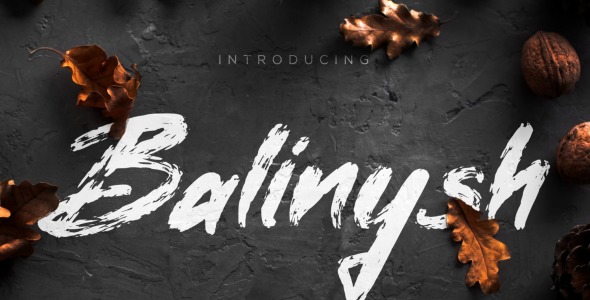 Шрифт на тему графика