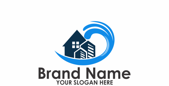 Шаблон логотипа на тему графика