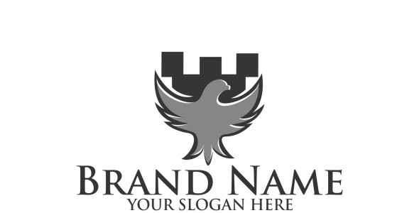 Шаблон логотипа на тему графика