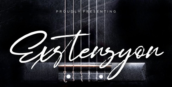 Шрифт на тему графика