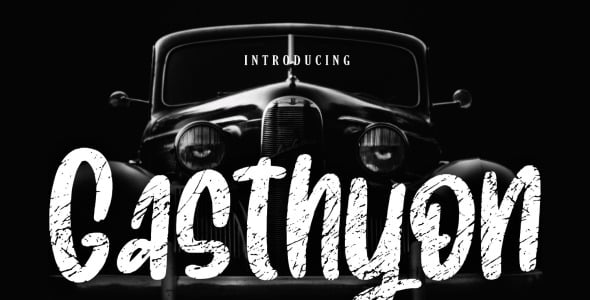 Шрифт на тему графика