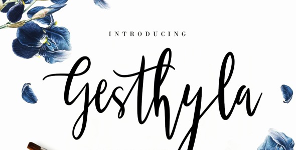 Шрифт на тему графика