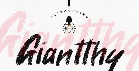 Шрифт на тему графика