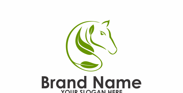 Шаблон логотипа на тему графика