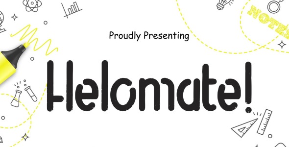 Шрифт на тему графика