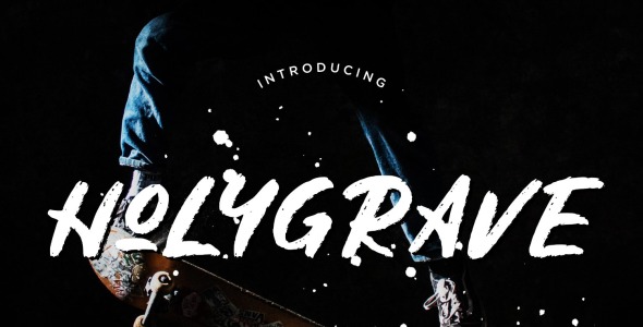 Шрифт на тему графика