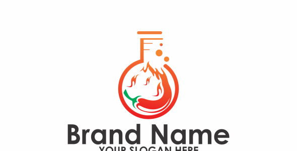 Шаблон логотипа на тему графика