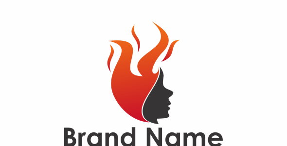 Шаблон логотипа на тему графика