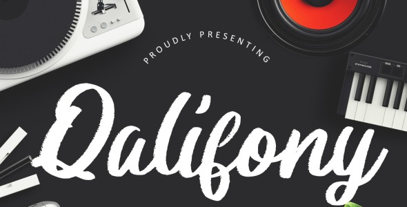 Шрифт на тему графика