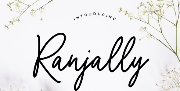 Шрифт на тему графика