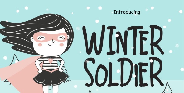 Шрифт на тему графика