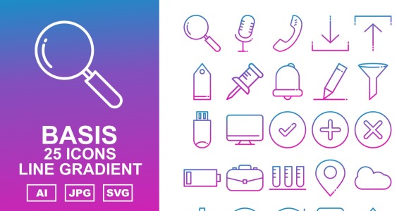 Набор иконок на тему data