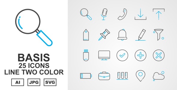 Набор иконок на тему data