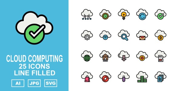 Набор иконок на тему computer