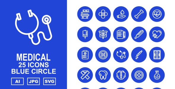 Набор иконок на тему medical