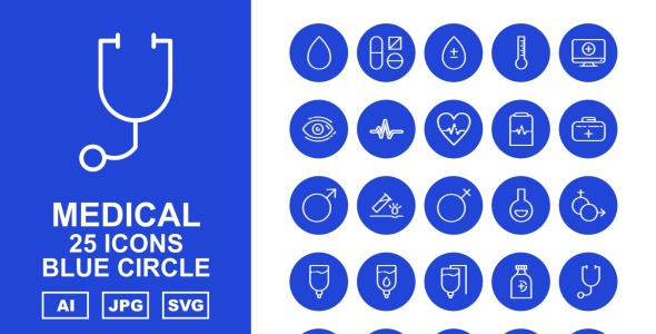 Набор иконок на тему medical