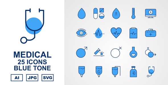 Набор иконок на тему medical
