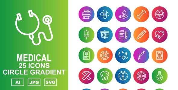 Набор иконок на тему medical
