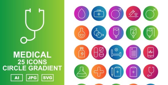 Набор иконок на тему medical