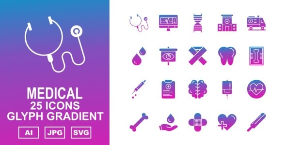 Набор иконок на тему medical