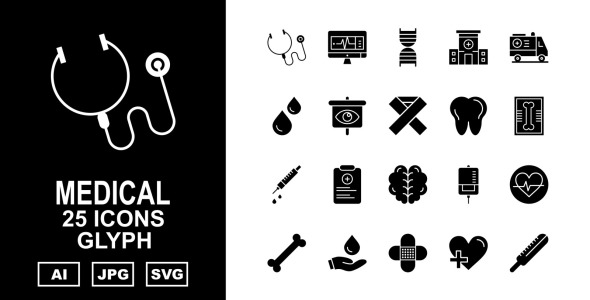 Набор иконок на тему medical