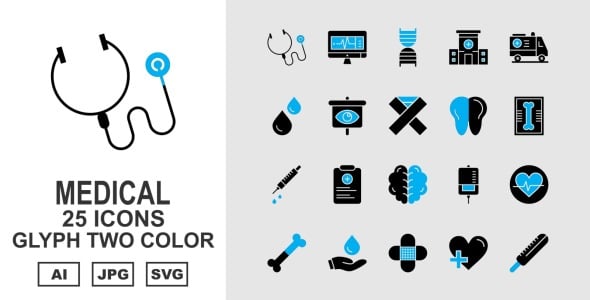 Набор иконок на тему medical