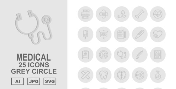 Набор иконок на тему medical