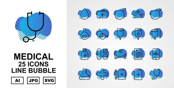 Набор иконок на тему medical